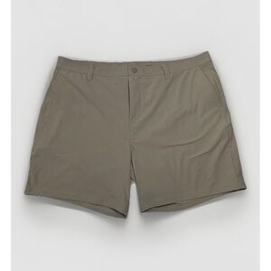 Rhone Shorts Mens 40 Commuter 7" Performance Chino Stretch khaki Activewear FLAW